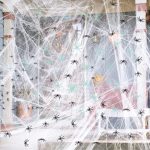 300 sq ft Spider Web, 10 Glow in the Dark + 10 Black Fake Spiders